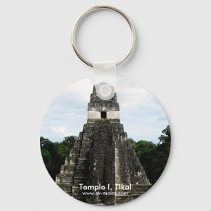 Tempel I, Tikal, Guatemala Schlüsselanhänger