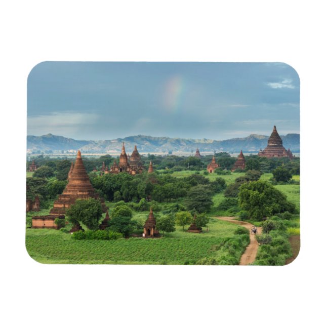 Tempel in Bagan, Myanmar Magnet (Horizontal)