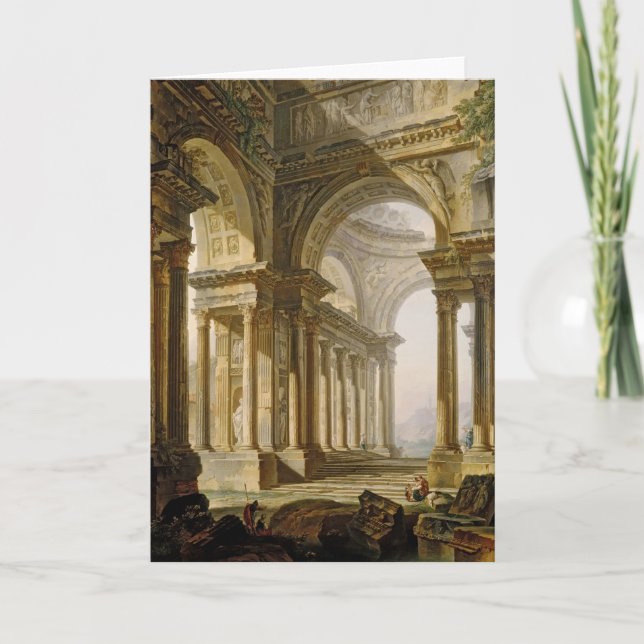 Tempel in den Ruinen Karte (Vorderseite)
