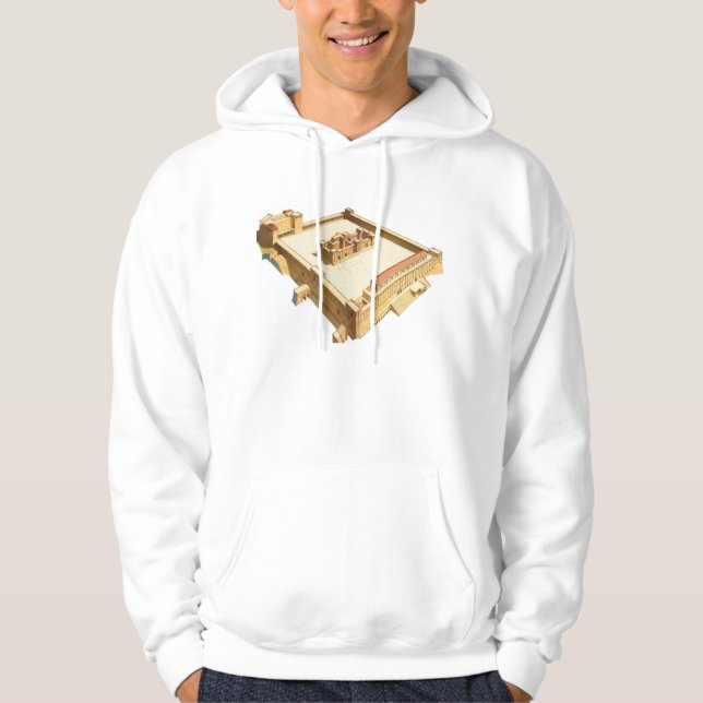 Tempel in Jerusalem. Herods Tempel Hoodie (Vorderseite)
