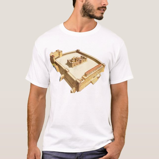 Tempel in Jerusalem. Herods Tempel T-Shirt (Vorderseite)