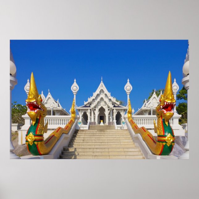 Tempel in Krabi Thailiand Poster (Vorne)
