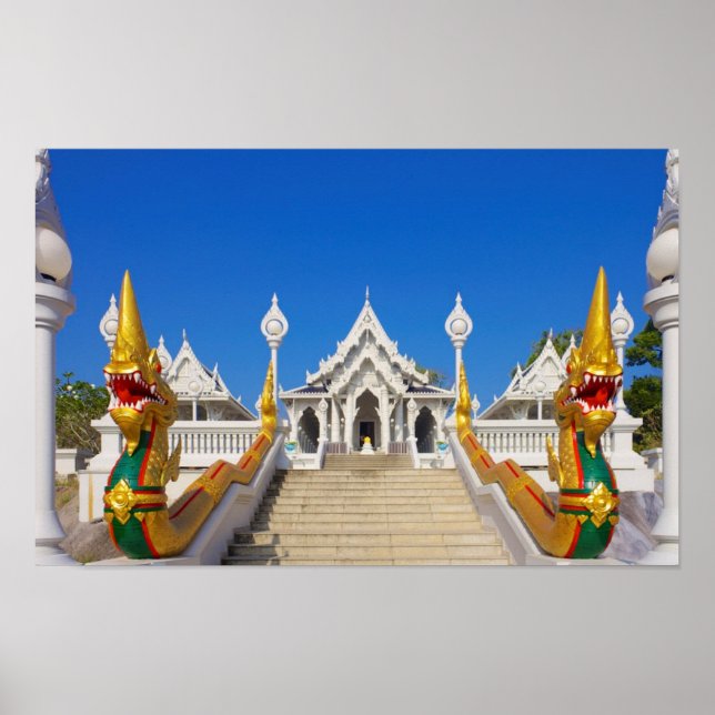 Tempel in Krabi Thailiand Poster (Vorne)