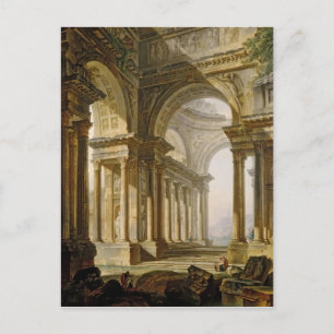 Tempel in Ruins Postkarte