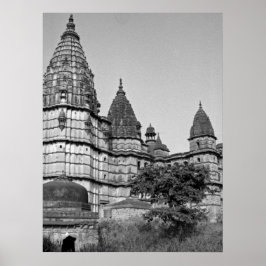 Tempel in Varanasi India Poster