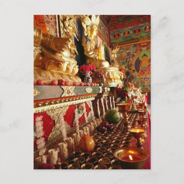 Tempel/Innere Mongolei Postkarte (Vorderseite)