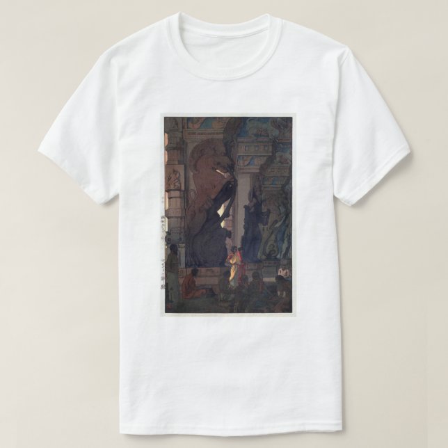 Tempel Meenakshi in Madurai, Hiroshi Yoshida T-Shirt (Design vorne)