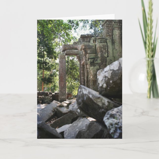 Tempel-Ruinen Karte (Vorderseite)