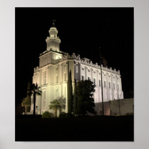 Tempel St George, Utah LDS Poster