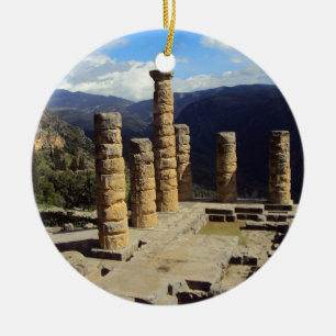 Tempel von Apollo - Delphi Keramikornament