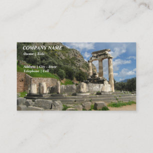 Tempel von Athena Pronaea - Delphi Visitenkarte