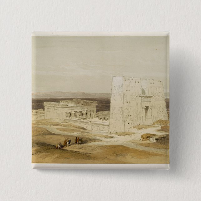 Tempel von Edfu, altes Apollinopolis, oberes Button (Vorderseite)