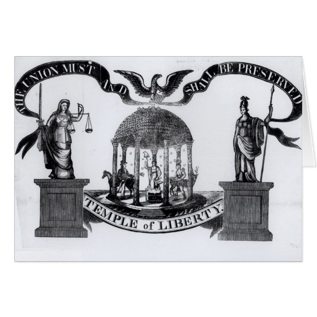 Tempel von Freiheit, 1834 (Vorderseite (Horizontal))