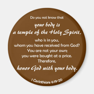 Tempel von Heiliger Geist Magnet