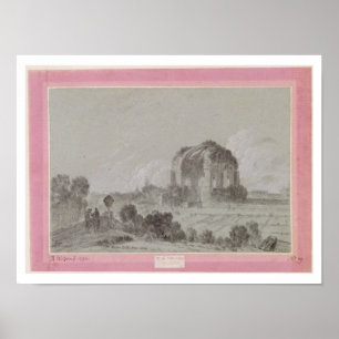 Tempel von Minerva Medici, Rom, 1754 (zeichnend Poster