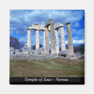Tempel von Zeus - Nemea Magnet