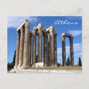 Tempel Zeus Athens Postkarte