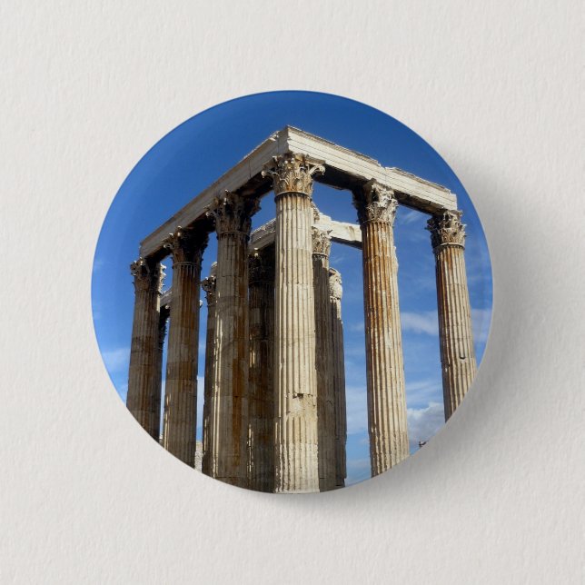 Tempel Zeus Button (Vorderseite)