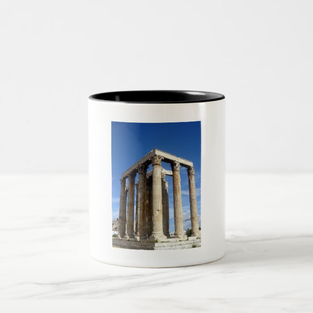 Tempel Zeus Zweifarbige Tasse (Mittel)