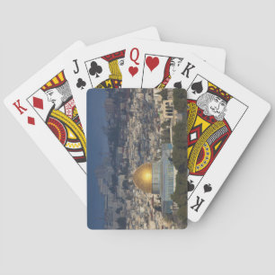 Tempelberg und Felsendom, Morgendämmerung Spielkarten