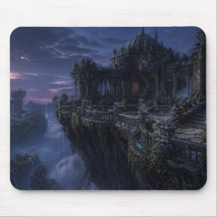 Tempelgarten-Klippen Gothic-Mauspad Mousepad