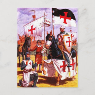 Tempelritter Postkarte