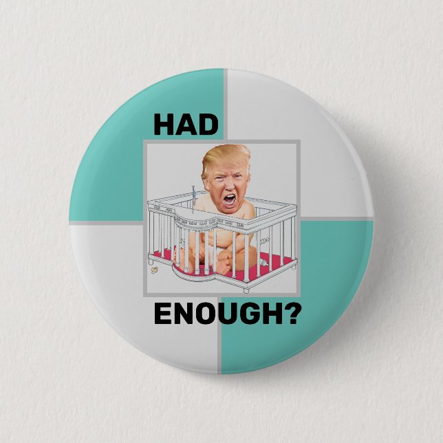 Temper Tantrum Trump Button (Vorderseite)