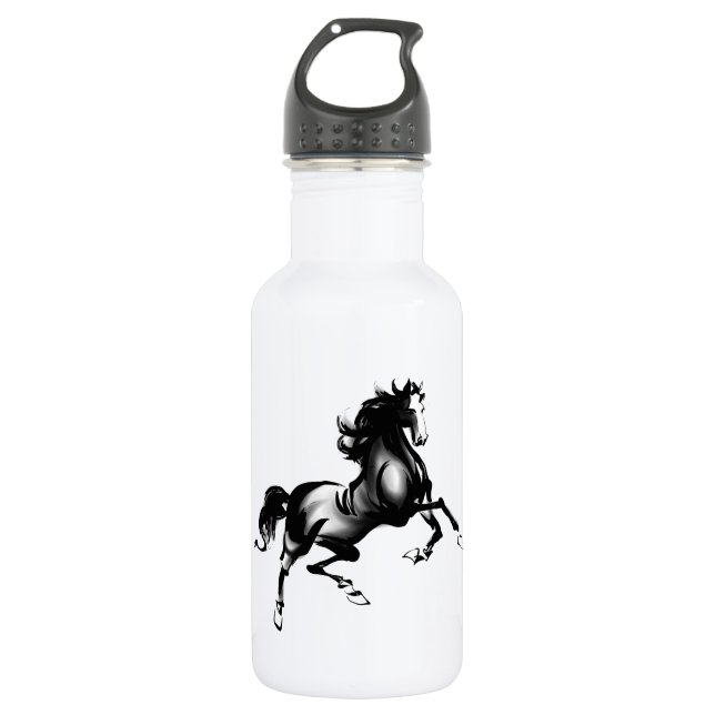 TEMPERAMENTVOLLES PFERD TRINKFLASCHE (Vorderseite)