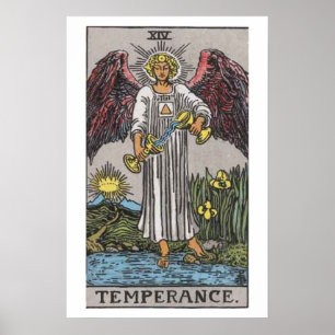 Temperance Tarotkartenposter Poster