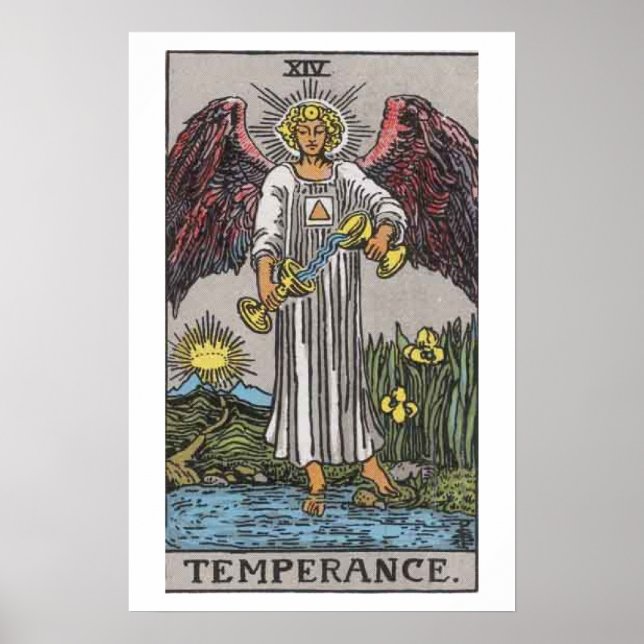 Temperäre Tarot Card Poster (Vorne)