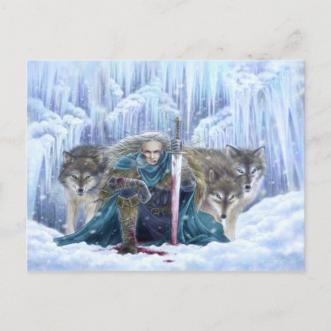 Tempest der Eisfantasy Postcard Postkarte (Vorderseite)