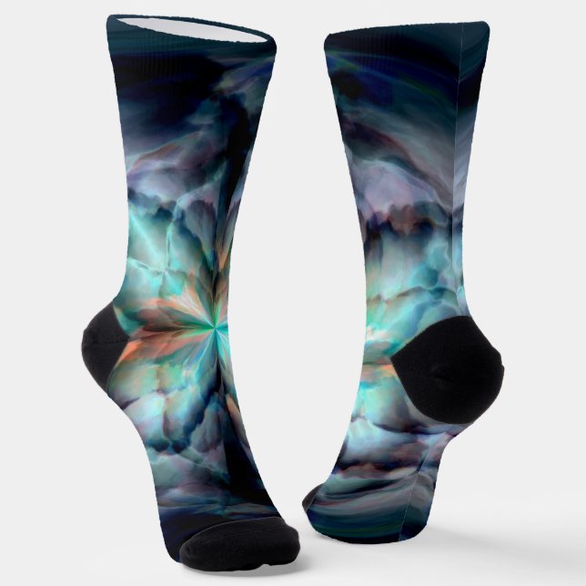 Tempest II (Blau) Socken (Gewinkelt)