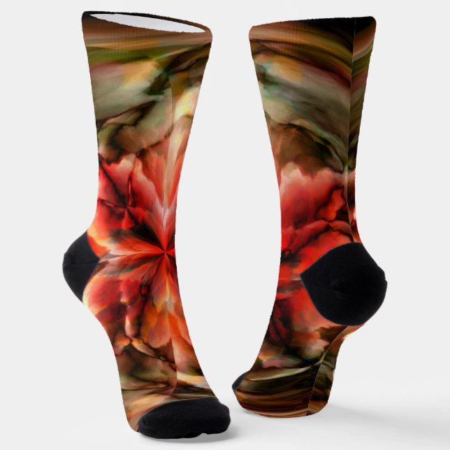 Tempest II (Rot) Socken (Gewinkelt)