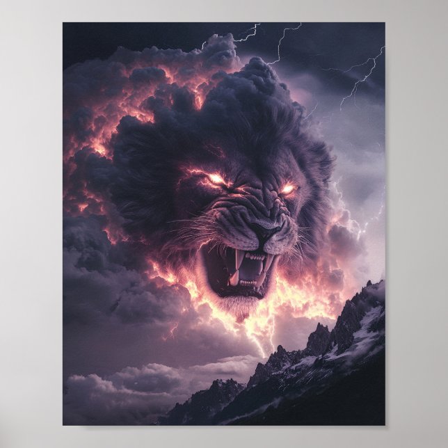 Tempest Löwenkönig Poster (Vorne)