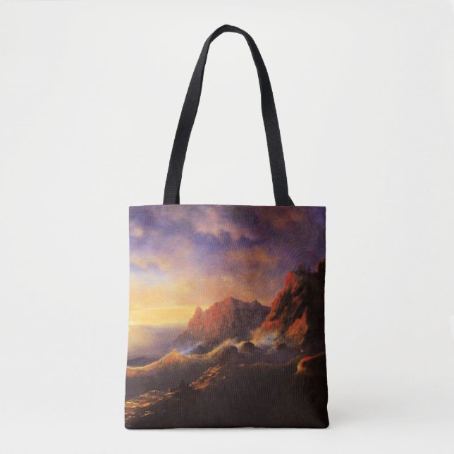 Tempest, Sonnenuntergang, schöne Kunst von Ivan Ai Tasche (Vorderseite)