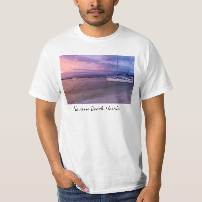Tempête Arrivée En Navarre Floride T-Shirt (Devant)