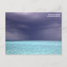 Tempête de mer à Barbuda carte postale