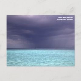 Tempête de mer à Barbuda carte postale