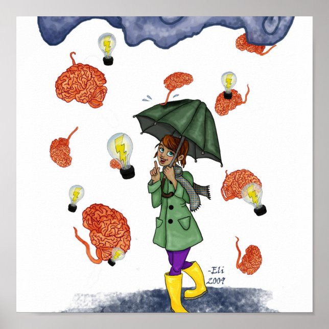 Tempête du cerveau ! Affiche (Devant)