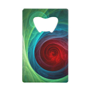 Tempête rouge Floral Art moderne Abstrait Motif co