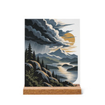 Tempête se déplaçant vers l'est | Affiche de natur