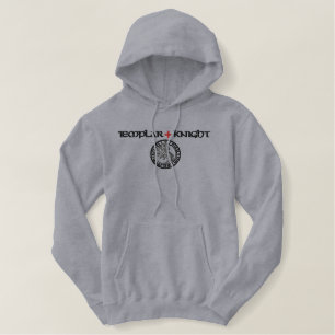 Templar adelt Siegel - sigillo templari Bestickter Hoodie
