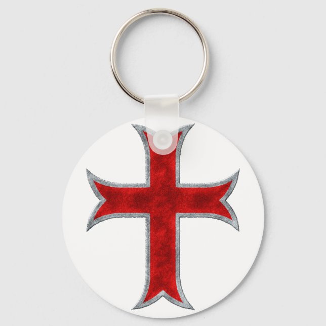 Templar Cross Schlüsselanhänger (Vorderseite)