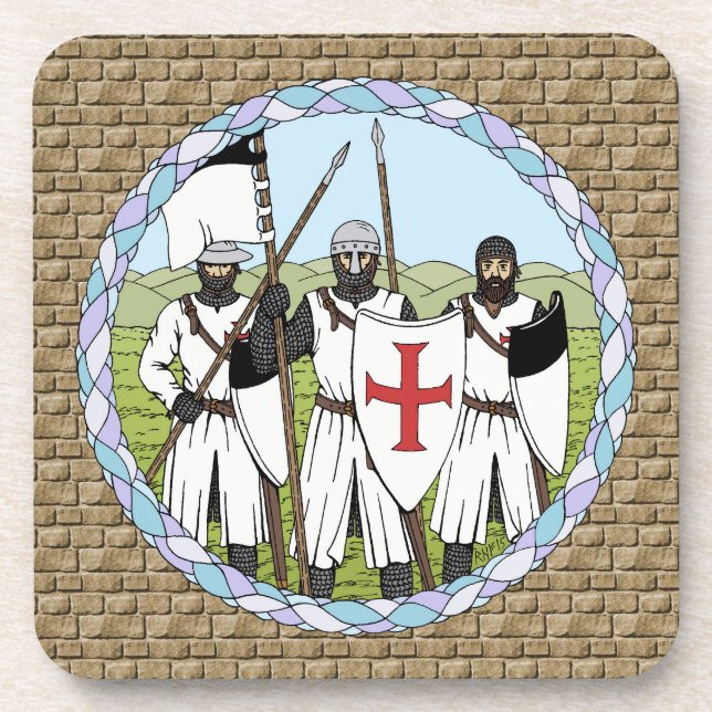 Templar Getränkeuntersetzer (Vorderseite)