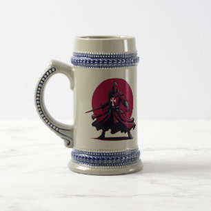 Templar Knight Custom Minimalistisch Design Bierglas