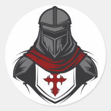 Templar Knight Head Portrait Wear Rüstung