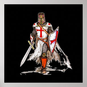 Templar Knight Poster