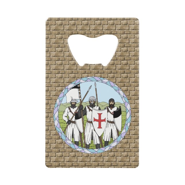Templar Kreditkarten Flaschenöffner (Vorderseite)