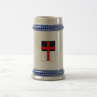 Templar Kreuz auf Beausant Tassen u. Steins