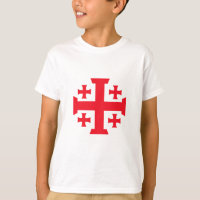 Templar Kreuzritter Jerusalem Kreuz Kinder T-Shirt